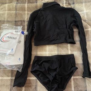 Cheerleading Brief & Long sleeve